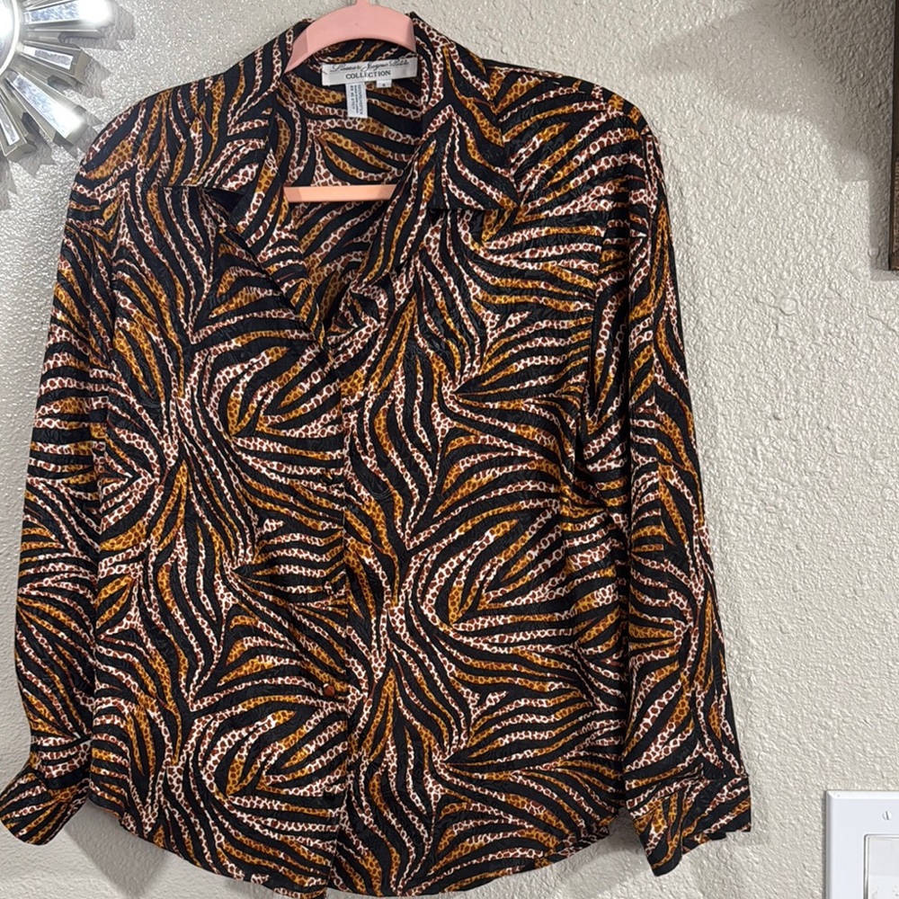 Laura Jayne Animal Print Blouse